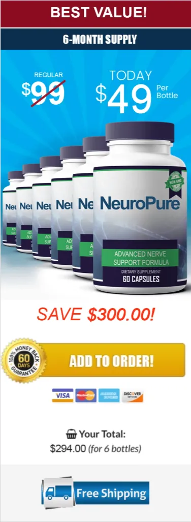 NeuroPure price 6 bottle